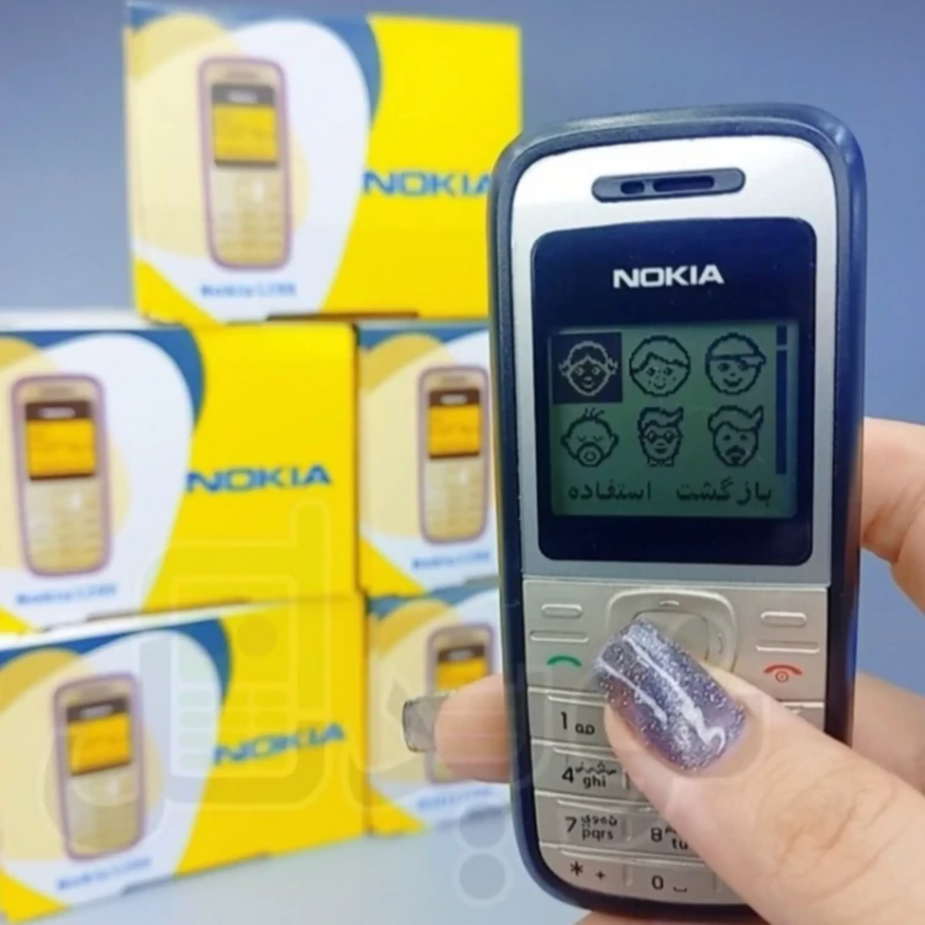 نوکیا 1200 اصلی با رجیستر تک سیم کارت